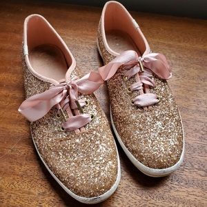 Rose Gold Keds by Kate Spade